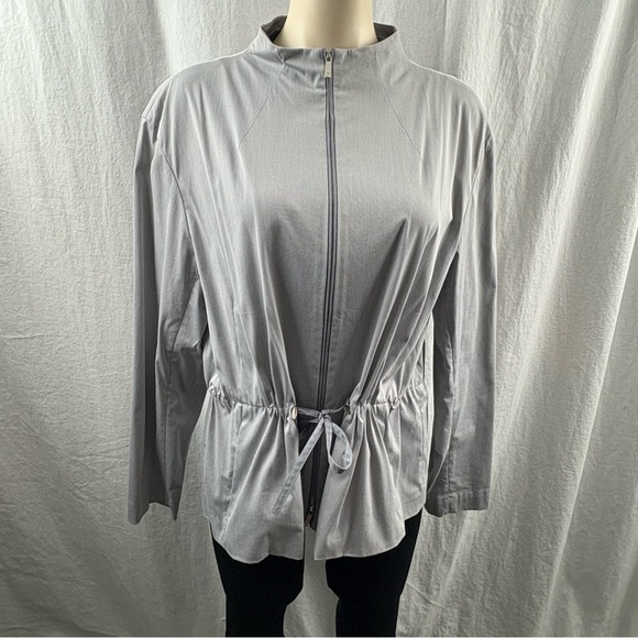 Lafayette 148 New York Stylish Gray Jacket L - Picture 2 of 13